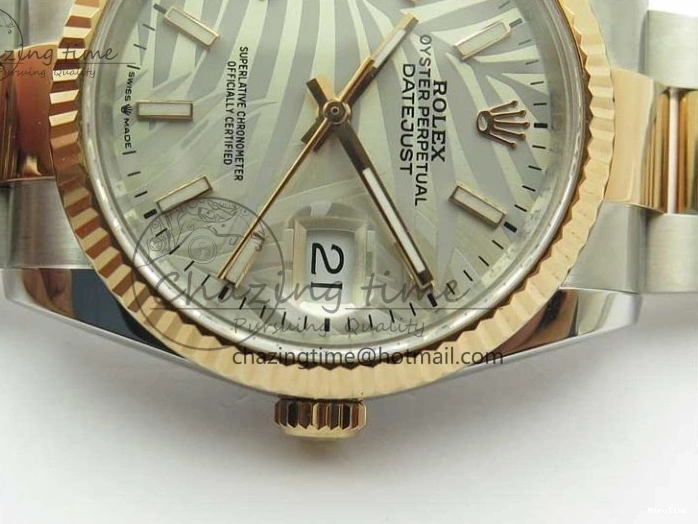 MiroTime 0324 Thermal DateJust 36 SS RG 126231 BP Maker 1:1 Best Edition Silver Gray Dial on Oyster Bracelet 2509